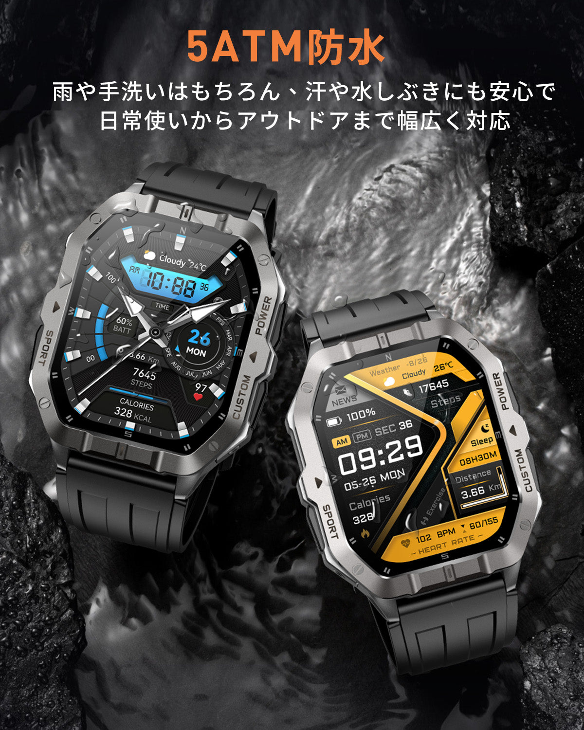 FOSMET T20 スマートウォッチ GPS搭載 – FOSMET (フォスメット) Japan