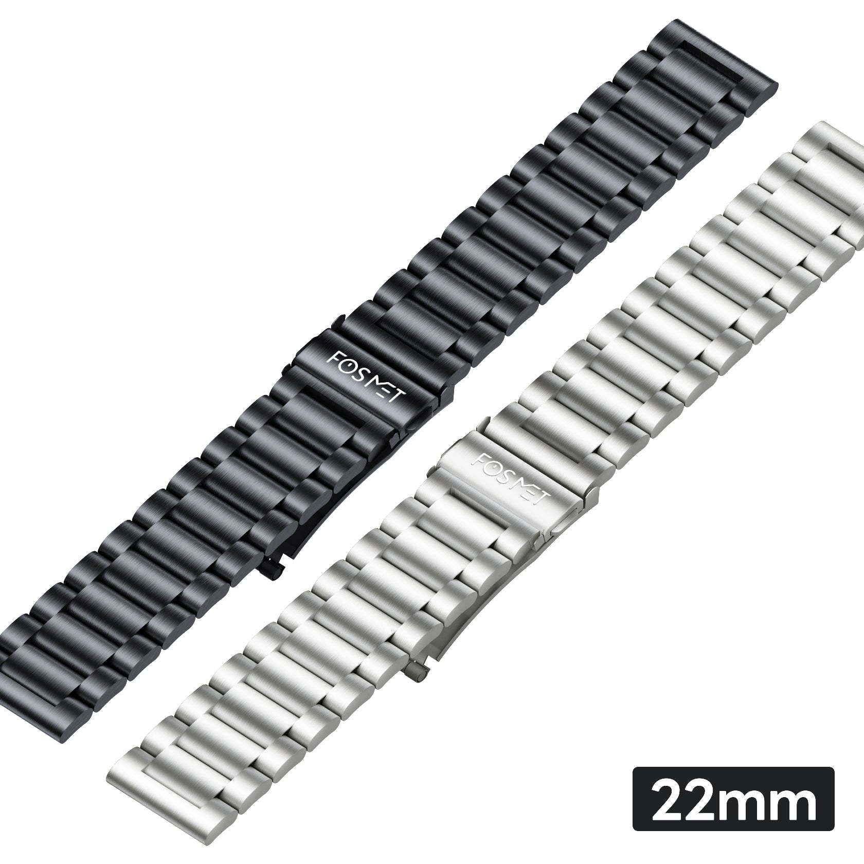 FOSMET ステンレス・ストラップ  「22mm」